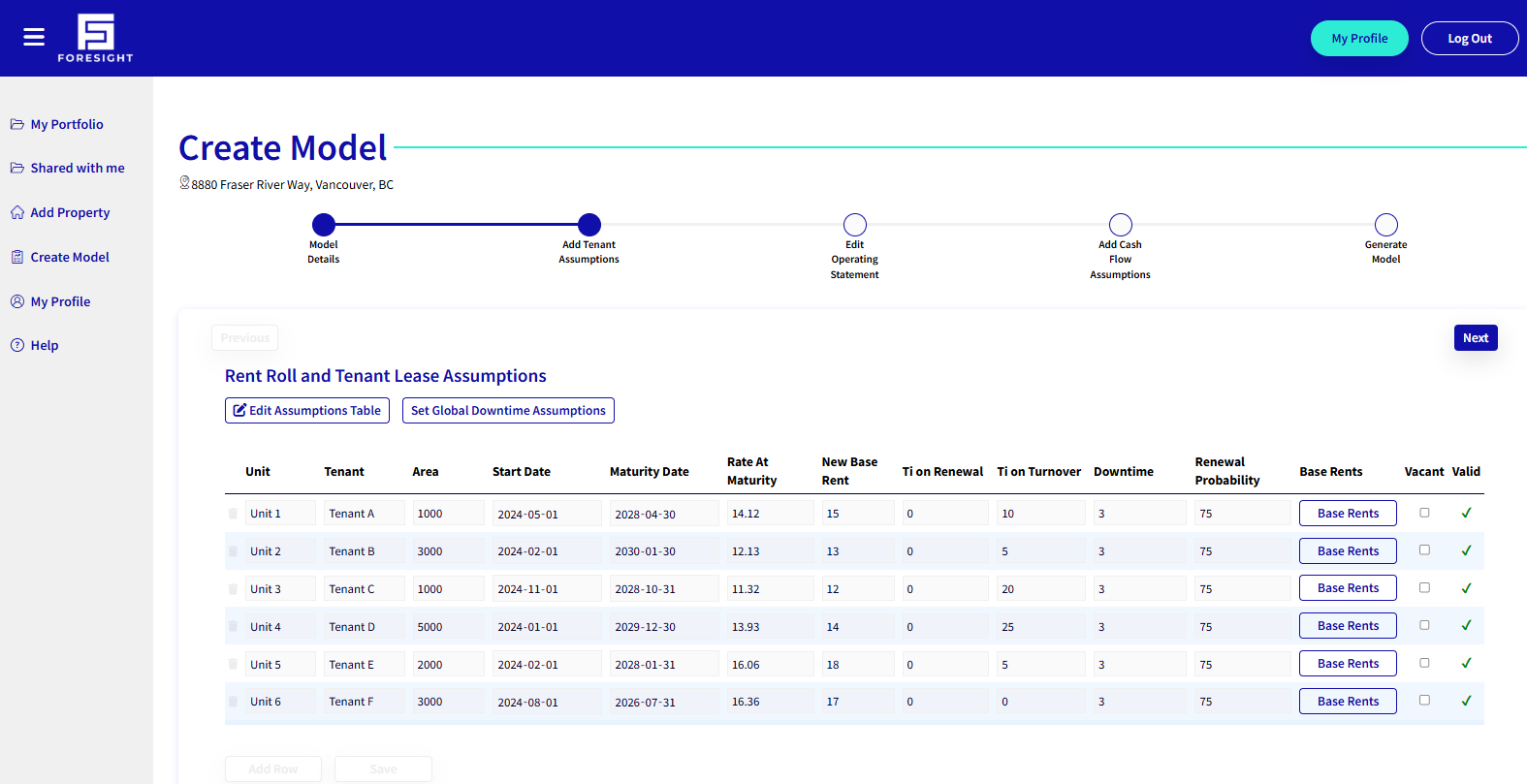 Automated underwriting view with extracted financials, source citations, and structured fields